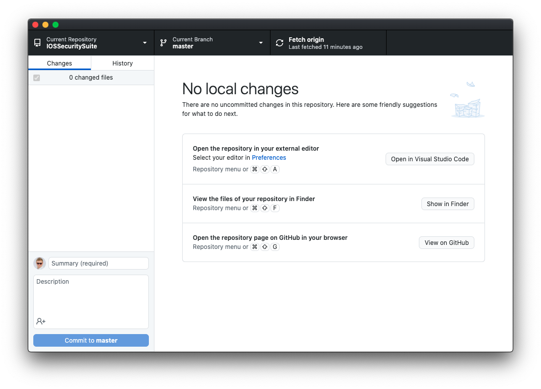 Github Desktop loads entry from the Keychain